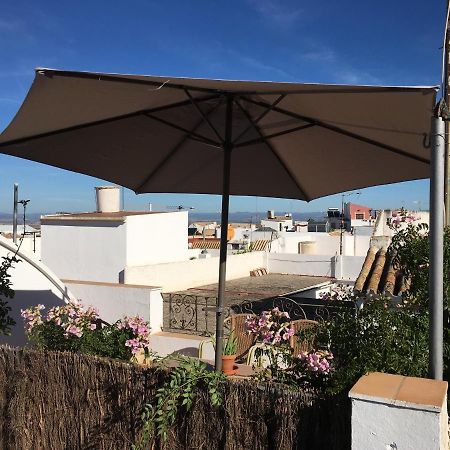 Casa Leon Blanco Carmona Reformada Centrica Con Chimenea Y Terraza Con Vistas Villa Bagian luar foto